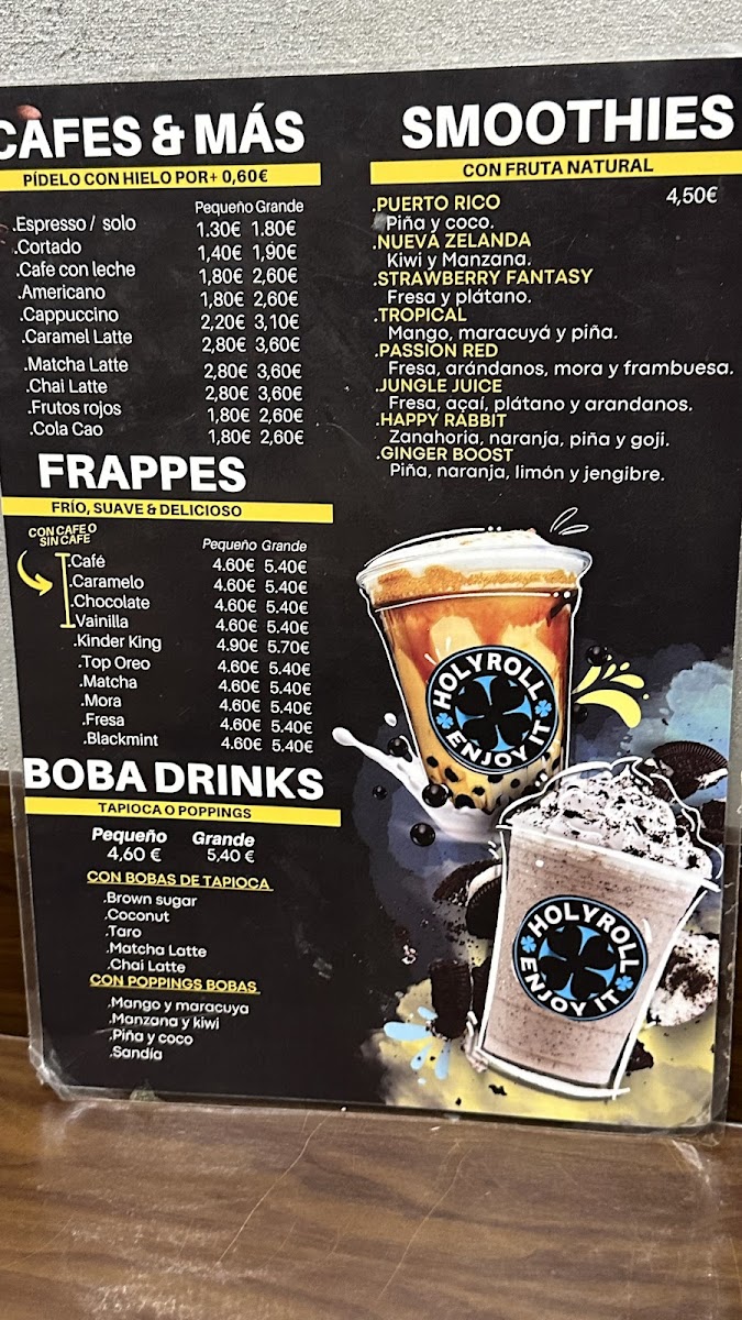 Menu Holyroll Puente Y Pellon-2